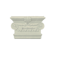 Diseño personalizado columna romana Capital EPS columna decorativa moderna EPS espuma cemento ventana Marco moldeado exterior línea decorativa