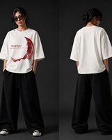 Haut court sexy coréen personnalisé pour femme, imprimé, doux, respirant, anti-plis, en polyester/coton, avec cordon de serrage latéral, effet soie
