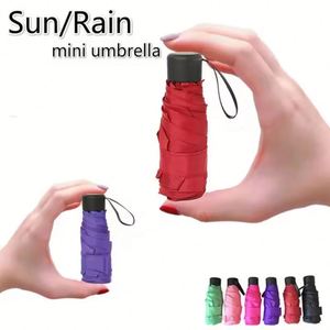 Custom Folding Capsule Mini Umbrella <b>Pocket</b> With Logo - Product Image 2