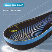 Semelles orthopédiques personnalisées confortables, flexibles et écologiques pour chaussures de sport, avec soutien de la voûte plantaire et absorption des chocs – Vente en gros usine