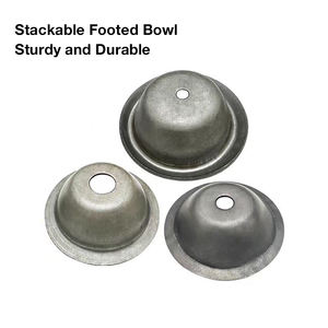 רגלי מדפים לערום משטחי אחסון ממתכת מגולוונת כבדה - Product Image 2