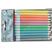 Crayons HB à paillettes, crayons en bois standard, couleurs assorties, crayons brillants pour le bureau et l'école