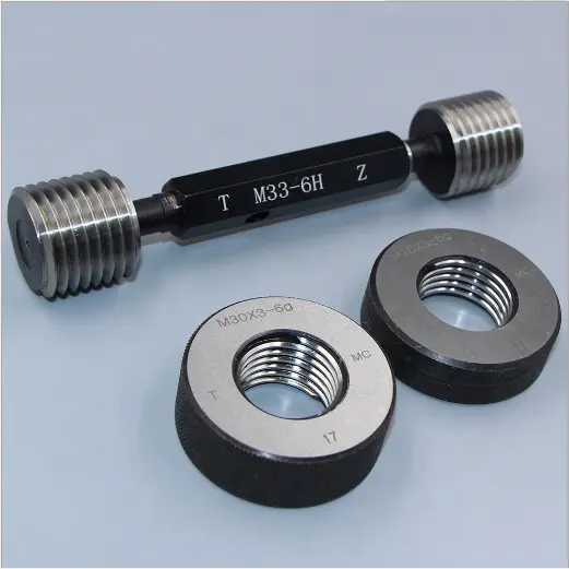 O Metric Screw Plug Gages Vá e Não Ir 5 4H H H H 8 7 6H Fio plugue Calibre: medidor de aço m1 ~ m300