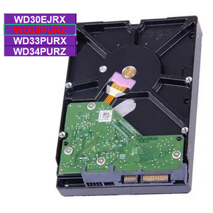 WD30PURZ 3TB Purple Monitoring 3,5 inch HDD SATA 3 6Gb/s 5400 rpm 64MB Cache 24/7 Betrouwbaarheid voor NVR DVR CCTV-systemen - Product Image 1