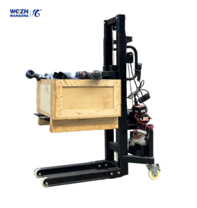 Carrello Elevatore Portatile WGZN da 300Kg Montato su Camion, Impilatore Elettrico Autocaricante per Movimentazione Materiali - Product Image 3
