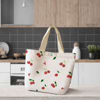 Sac fourre-tout en toile à fleurs, nouveau design, fermeture à glissière, polyester, style ethnique, grande capacité, sac bandoulière pour femme