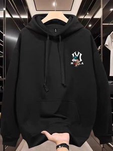 <span class=keywords><strong>Felpa</strong></span> con Cappuccio Stampata di Tendenza <span class=keywords><strong>Giapponese</strong></span> per Uomini e Donne Adulti, Pullover Casual Primaverile Caldo e Comodo - Product Image 4