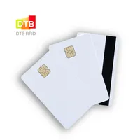 hot spot Identity Ic Contact Smart Card 4442 Blank Emv Chip Rfid Contact Card