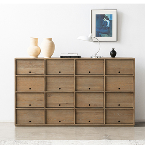 Muebles de Madera Maciza de Roble Francés Antiguo, Minimalistas, para Sala de Estar, Mueble para TV, Aparador, Cómoda, para Uso en Hoteles - Product Image 6