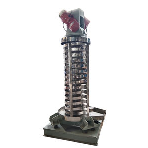 New Hygienic Spiral Vertical Vibration Conveyor Stainless Steel Durable Fragile Material Lifting Cooling Restaurant Industry - Product Image 4