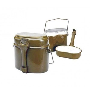 Cacerola de Campo Vintage para Acampar, Cazar y Hacer Senderismo, Juego de Ollas Rusas para Cocinar al Aire Libre, Lonchera - Product Image 1