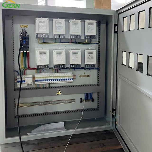Complete Set Electric Meter Cabinet 3 Phases Power Cabinet Electrical Control Box
