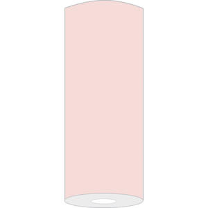 Caminos de mesa Uni Rosa antiguo 40 cm x 24 LFM. Hecho de Linclass - Product Image 1