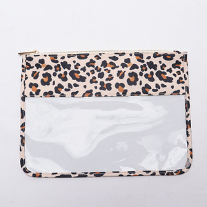 Phụ Nữ Cheetah Mô Hình Không Thấm Nước Nylon Pouch Rõ Ràng Túi Vệ Sinh Cá Nhân Tổ Chức Phụ Nữ Trang Điểm Du Lịch Túi Leopard In Mỹ Phẩm Túi - Product Image 4