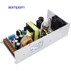 SOMPOM交流110V 220V至12V 40A电源5V 24V 36V 48V DC 1A 2A 3A 2.5A 5A 8A 10A 15A 20A开关电源变压器