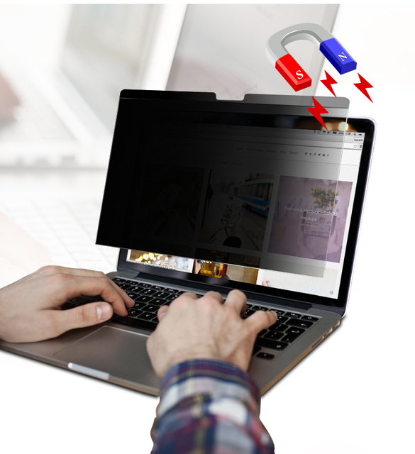 Factory Price Magic Filter Privacy Laptop Removable Privacy  Filter for MacBook Pro 15.4 Inch