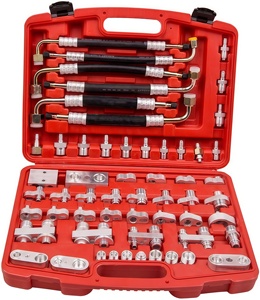 Kit d'outils pour véhicules 56 pièces pour systèmes <span class=keywords><strong>de</strong></span> <span class=keywords><strong>climatisation</strong></span>, outils automobiles, détecteur <span class=keywords><strong>de</strong></span> fuites, outils <span class=keywords><strong>de</strong></span> réparation <span class=keywords><strong>de</strong></span> <span class=keywords><strong>climatisation</strong></span> - Product Image 1