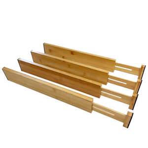 Sẵn Sàng Vận Chuyển Ngăn Kéo Nhà Bếp Có Thể Mở Rộng Ngăn Kéo Sâu Ngăn Kéo Bằng Gỗ Tre Có Thể Điều Chỉnh Ngăn Chia Ngăn Kéo - Product Image 5