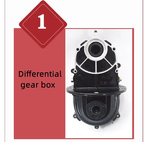 รถขนส่งวิศวกรรมไฟฟ้า<span class=keywords><strong>สามล้อ</strong></span>สี่ล้อ รับน้ำหนัก<span class=keywords><strong>เพลา</strong></span> 1 ตัน ความเร็วต่ำ พร้อมมอเตอร์ดิฟเฟอเรนเชียล 1500 วัตต์ - Product Image 2