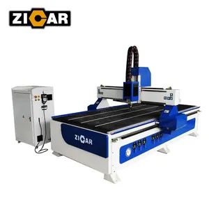 ZICAR cnc engraving and cutting machine 1325 water cooling vacuum pump cnc router for wood door furniture cabinet