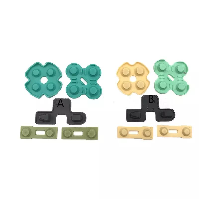 For PS2 Handle Button Conductive For PS2 Controller Replacement Conductiver Rubber Silicone