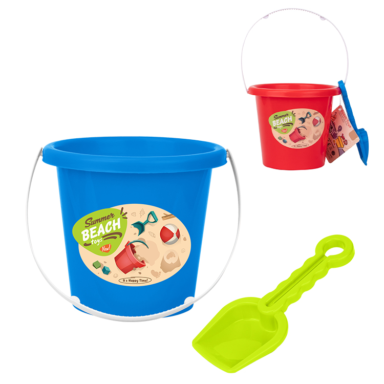 Kids Plastic Summer Outdoor Beach Games Beach Sand Toys Bucket Shovel Set Seaside Beach Toy for Children