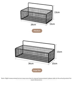 Canasta de Almacenamiento Multifuncional de Alambre de Hierro para Montar en la Pared, de Alta Calidad, para Organización del Hogar, Suministro de Fábrica <span class=keywords><strong>DSH</strong></span> - Product Image 4