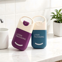 Flacon pulvérisateur de 20 ml avec logo personnalisé, anneau de traction, porte-clés, atomiseur de parfum rechargeable vide, format voyage, pour alcool, soin des mains et du visage