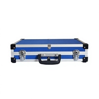 Caja de Instrumentos y Herramientas Portátil Multifuncional de Aleación de Aluminio - Caja de Almacenamiento con Ventana YH-1103