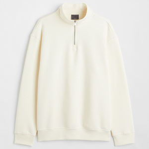 Dernier modèle Sweatshirts à capuche en molleton 100% coton d'hiver à fermeture éclair pour hommes Sweatshirts de haute qualité chauds et écologiques respirants Streetwear - Product Image 6