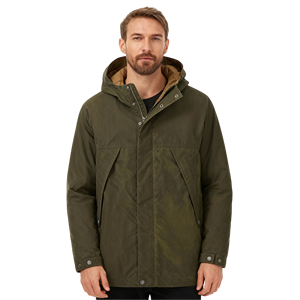 Blouson de travail vintage japonais à capuche, en toile cirée 100% coton, <span class=keywords><strong>bleu</strong></span> <span class=keywords><strong>marine</strong></span>, pour l'automne et le champ pétrolier - Product Image 2