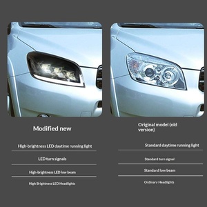 Conjunto de Faros LED TYPY Modificados para Toyota Rav4, Luces de Circulación Diurna, Señales de Giro Dinámicas para 2005-2008 - Product Image 3