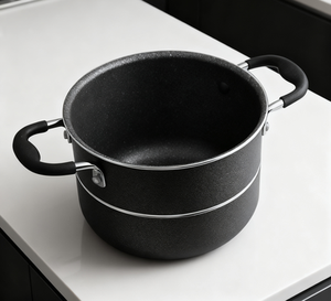 Bền nhôm không dính chảo với đôi xử lý lidless Bếp cảm ứng không <span class=keywords><strong>t</strong></span>ương thích - Product Image 3