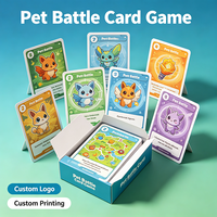 Cartes à collectionner d'anime personnalisées en papier imprimé, cartes à échanger avec logo personnalisé, fabricant de boîtes de boosters pour jeux de société