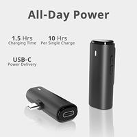 AKAudio AKmic Microphone Lavalier Bluetooth Microphone Bluetooth longue portée pour l'enregistrement vidéo Youtube