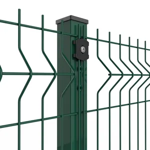 Guangzhou Factory High quality 3D Curved Welded Wire Mesh Garden Fence For Fence Panel