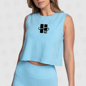 Vêtements de sport pour femmes personnalisés, débardeur de sport, veste de fitness, haut de sport pour la course à pied, hauts courts, col rond, veste de sport - Product Image 2