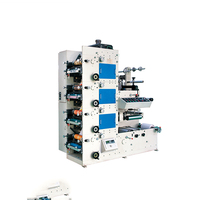 Machine d'impression d'étiquettes flexo automatique, 320mm, 5 couleurs, web étroit empilé