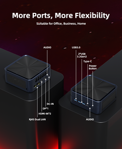 AMD <span class=keywords><strong>Ryzen</strong></span> <span class=keywords><strong>5</strong></span> 6600H R7 7735HS 7840HS 8745HS DDR5 16G 32G M.2 2280 NVME Puertos LAN de 2.5G PC con IA para Negocios, Hogar, Juegos y Diseño - Product Image 6