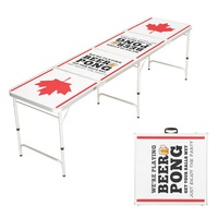 Keerpong — table pliante en aluminium, Portable, modèle personnalisé, table de pique-nique camping, bière pour jeu de fête, 1 pièce