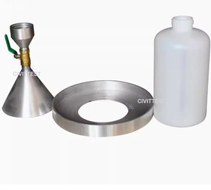 جهاز اختبار كثافة التربة المخروطي القياسي سعة 4 لتر بقطر 6 بوصات للاختبار الميداني - Product Image 3