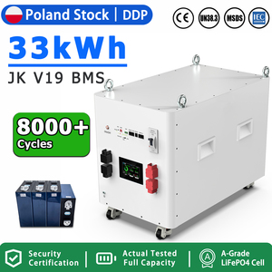Batería de Litio de Alta Capacidad 48V 660Ah 33kWh con Ruedas, BMS JK V19 Integrado y Almohadilla Térmica para ESS, Libre de Impuestos en la UE - Product Image 1