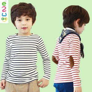 Vêtements pour enfants, nouveau design 2015, t-shirt pour garçons, t-shirt décontracté à rayures, manches longues, en coton - Product Image 1