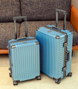 Nhôm & dây kéo nhôm hành lý Túi du lịch 3 cái ABS PC Xe đẩy trường hợp các chuyển đổi vải thô may hành lý đặt - Product Image 6