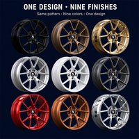 Jantes forgées noires à cinq branches en Y, 2 pièces, 18 19 20 21 pouces, 5x112 5x114.3 5x120 BMW M4