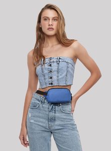 Riñonera con logotipo personalizado 2L grande negra Lu9B11S Athletica riñonera cruzada en todas partes - Product Image 6