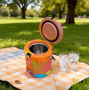 Glacière isotherme portable en PE rotomoulé moderne, 8L, étanche et durable, pour usage extérieur, maintien de la glace pendant 5 jours, pour vin, OEM - Product Image 1