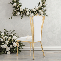 Nouvelle collection 2025 : Mobilier de salon moderne pour mariage, chaises de salle à manger à dossier souple avec soudure professionnelle pour salon et appartement