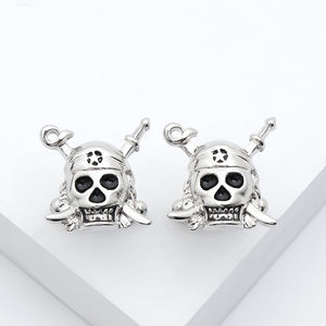 Film périphérique les <span class=keywords><strong>Pirates</strong></span> des Caraïbes boutons de manchette crâne créatif pour hommes accessoires de chemise française - Product Image 1