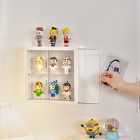 Vitrine pour figurines Mini Funko Pop Anti-poussière Transparente Murale ou de bureau 5 couches de rangement Mini jouets